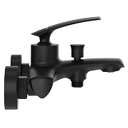 Душевая система STWORKI Гётеборг/Хальмстад S03010BK+S15180BK+S03100BK со смесителем для раковины цвет Черный-17
