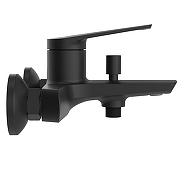 Душевая система STWORKI Вирклунд/Хальмстад S05010BK+S15180BK+S05100BK со смесителем для раковины цвет Черный-16