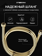 Душевой гарнитур STWORKI Гётеборг S03190GG цвет Золото-2