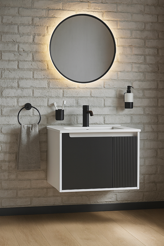 Тумба под раковину STWORKI Мурманск 60 подвесная 