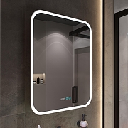 Зеркальный шкаф STWORKI Алта 50 R ZH50х70P с подсветкой цвет Белый-1