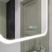 Зеркальный шкаф STWORKI Алта 50 R ZH50х70P с подсветкой цвет Белый-5