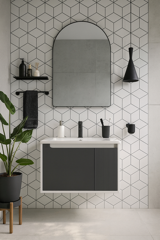 Тумба под раковину STWORKI Мурманск 70 подвесная 