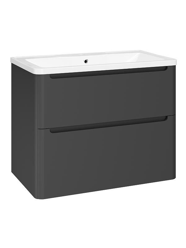 Тумба с раковиной STWORKI Монтре 80 подвесная 