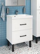 Тумба с раковиной STWORKI Хадстен 60 цвет Белый
