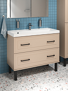 Тумба с раковиной STWORKI Хадстен 100 цвет Латте