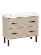 Тумба с раковиной STWORKI Хадстен 100 цвет Латте-1
