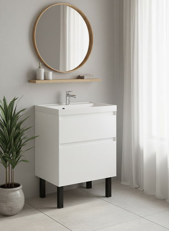 Тумба с раковиной STWORKI Родос 60 