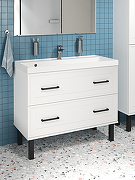 Тумба с раковиной STWORKI Хадстен 100 цвет Белый