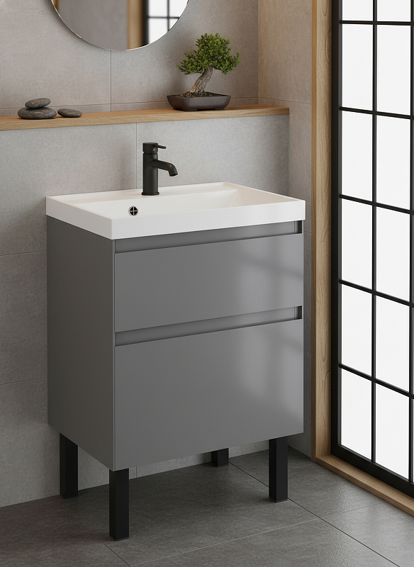 Тумба с раковиной STWORKI Родос 60 