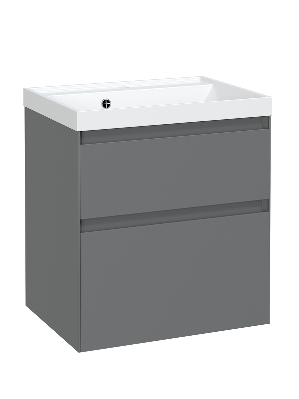 Тумба с раковиной STWORKI Родос 55 подвесная 