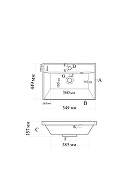 Тумба с раковиной STWORKI Родос 55 цвет Графит-4