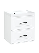 Тумба с раковиной STWORKI Хадстен 55 подвесная цвет Белый