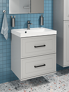 Тумба с раковиной STWORKI Хадстен 55 подвесная цвет Серый-1