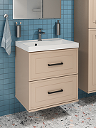 Тумба с раковиной STWORKI Хадстен 55 подвесная цвет Латте-1