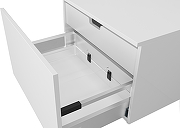 Тумба с раковиной STWORKI Ольборг 60 SRT-488937 подвесной цвет Белый матовый Дуб французски-13