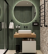 Тумба с раковиной STWORKI Ольборг 80 SRT-489054 подвесной цвет Белый матовый Дуб французски-3