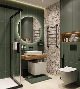 Тумба с раковиной STWORKI Ольборг 80 SRT-489054 подвесной цвет Белый матовый Дуб французски-4