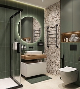 Тумба с раковиной STWORKI Ольборг 80 SRT-489094 подвесной цвет Белый матовый Дуб французски-4