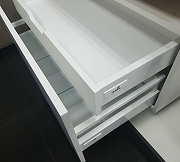 Тумба с раковиной STWORKI Ольборг 80 SRT-489094 подвесной цвет Белый матовый Дуб французски-6