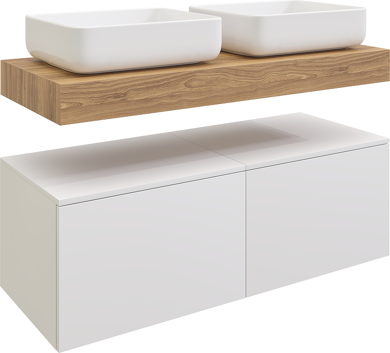 Тумба с раковиной STWORKI Ольборг 120 SRT-489135 подвесной 