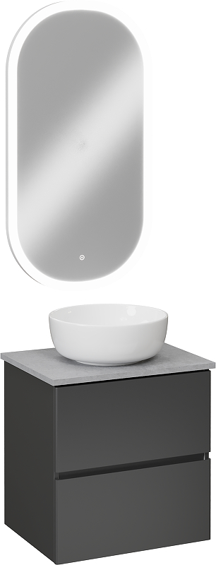 Комплект мебели для ванной STWORKI Колдинг 60 MV-620786 подвесной 