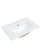 Тумба с раковиной STWORKI Мурманск 70 подвесная цвет Белый, Бирюза-12