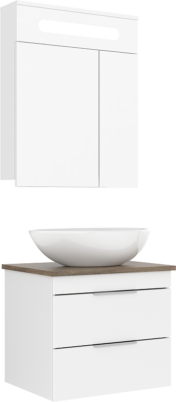Комплект мебели для ванной STWORKI Копенгаген 60 подвесной 