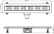 Душевой трап EWRIKA 8600160 цвет Хром-11