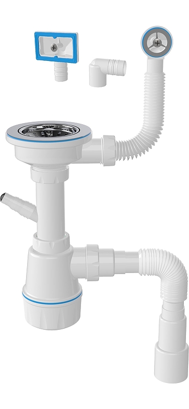 Сифон для кухонной мойки EWRIKA 5049860 