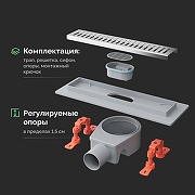 Душевой трап EWRIKA 8600530 цвет Хром-3