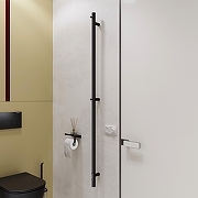 Электрический полотенцесушитель EWRIKA Пенелопа K1 160 цвет Черный матовый-6