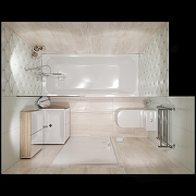 Акриловая ванна DIWO Элиста 180х80 цвет Белый-9