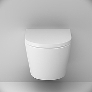 Унитаз с инсталляцией DIWO AM.PM Sense C741701SC + DIWO 4501 с сиденьем Микролифт с клавишей смыва цвет Матовый черный-3