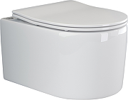 Комплект унитаза DIWO Ceramicanova Moments CN3003 с сиденьем с инсталляцией DIWO 4501 с клавишей смыва цвет Глянцевый белый-6