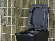 Комплект унитаза DIWO Ceramicanova Metric CN3007MB с сиденьем с инсталляцией DIWO 4501 с клавишей смыва цвет Глянцевый белый-5