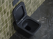 Комплект унитаза DIWO Ceramicanova Metric CN3007MB с сиденьем с инсталляцией DIWO 4501 с клавишей смыва цвет Глянцевый белый-6