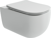 Комплект унитаза DIWO Ceramicanova Noel CN3013 с сиденьем с инсталляцией DIWO 4501 с клавишей смыва цвет Глянцевый белый-4