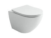 Комплект унитаза DIWO Ceramicanova Metropol CN4002T с сиденьем с инсталляцией DIWO 4501 с клавишей смыва цвет Глянцевый белый-7