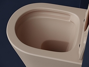 Унитаз с инсталляцией DIWO Ceramicanova Balearica Rimless CN6000MC + DIWO 4501 с сиденьем Микролифт с клавишей смыва цвет Глянцевый белый-6