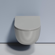 Унитаз с инсталляцией DIWO Ceramicanova Modena Rimless CN6063MH + DIWO 4501 с сиденьем Микролифт с клавишей смыва цвет Глянцевый белый-1