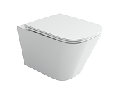 Комплект унитаза DIWO Ceramicanova Union CN4009T с сиденьем с инсталляцией DIWO 4501 с клавишей смыва цвет Глянцевый белый-6