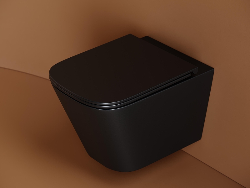 Комплект унитаза DIWO Ceramicanova Union CN4009TMB с сиденьем с инсталляцией DIWO 4501 