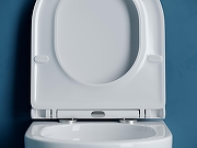 Комплект унитаза DIWO Ceramicanova Vogue CN4008T с сиденьем с инсталляцией DIWO 4501 с клавишей смыва цвет Глянцевый белый-5