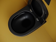 Унитаз с инсталляцией DIWO Ceramicanova Vogue CN4008TMB + DIWO 4501 с сиденьем Микролифт с клавишей смыва цвет Глянцевый белый-1