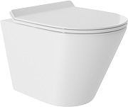 Комплект унитаза DIWO Aqueduto Cone Tornado CONT0110 с сиденьем с инсталляцией DIWO 4501 с клавишей смыва цвет Глянцевый белый-1