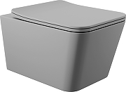 Комплект унитаза DIWO Aqueduto Macio MAC0130 с сиденьем с инсталляцией DIWO 4501 с клавишей смыва цвет Матовый черный-1