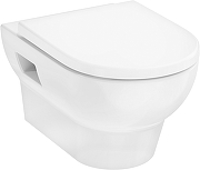 Унитаз с инсталляцией DIWO Hansgrohe GladeLake S HGSET002 + DIWO 4501 с сиденьем Микролифт с клавишей смыва цвет Матовый хром-1