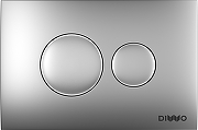 Унитаз с инсталляцией DIWO Hansgrohe GladeLake S HGSET002 + DIWO 4501 с сиденьем Микролифт с клавишей смыва цвет Матовый хром-4