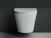 Комплект унитаза DIWO Ceramicanova Forma CN3011 с сиденьем с инсталляцией DIWO 4501 с клавишей смыва цвет Глянцевый белый-1